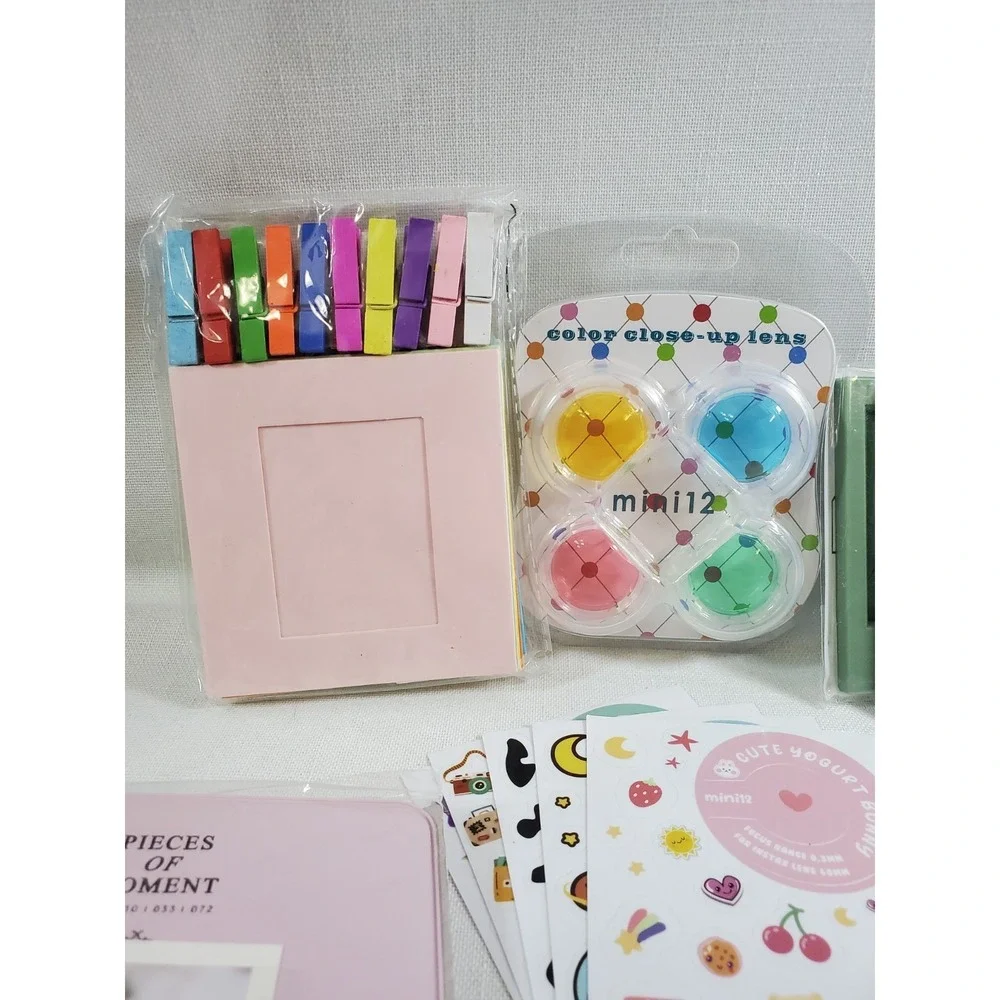 For Fujifilm Instax‎ Mini 12 Case PU Leather Cover + Bundle